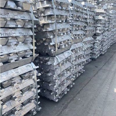 calidad  25Kg AL99.70A AL99.70 Aluminium Ingots A7 6063 Clean White fábrica