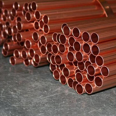 latón del tubo de cobre retirado a frío rígido del tubo C10100 del 1M y tubo inconsútiles del cobre
