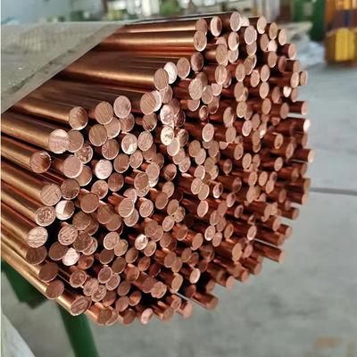 Barra roja los 6m del níquel del cobre de ASTM B151M Copper Round Bar los 2m