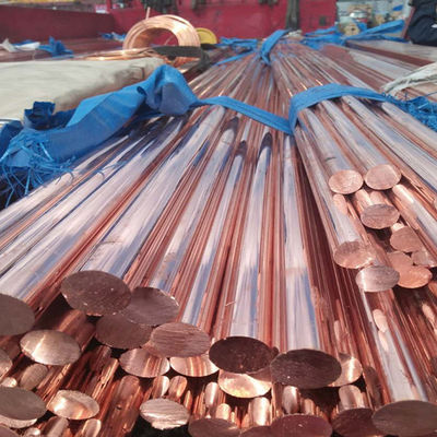 Barra roja los 6m del níquel del cobre de ASTM B151M Copper Round Bar los 2m