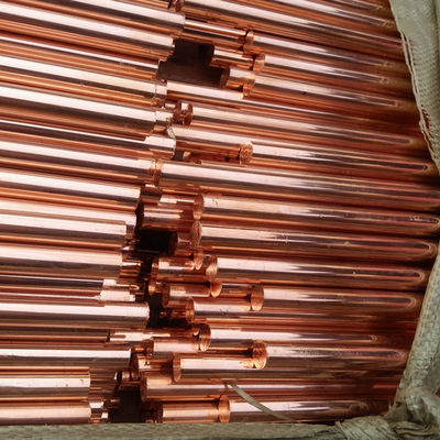 Barra roja los 6m del níquel del cobre de ASTM B151M Copper Round Bar los 2m