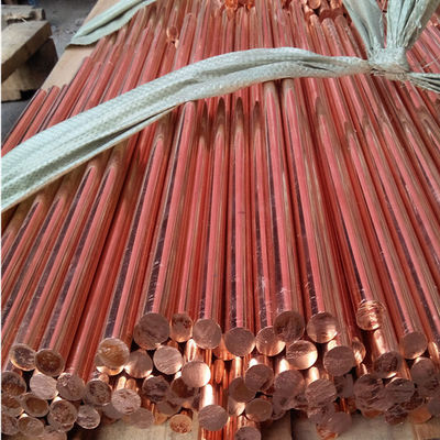 Barra de cobre sólida redonda industrial Rod de cobre amarillo rojo 0.5m m a 50m m