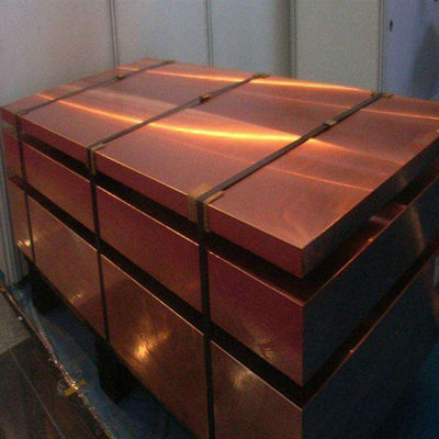 Hoja roja fina 0.8m m de la placa de cobre de H65 H62 C1100 hasta 55m m 1500X 3050 milímetros