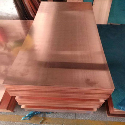 El cobre de JIS ASTM B152M Copper Plate Sheet plateó la chapa 2500m m