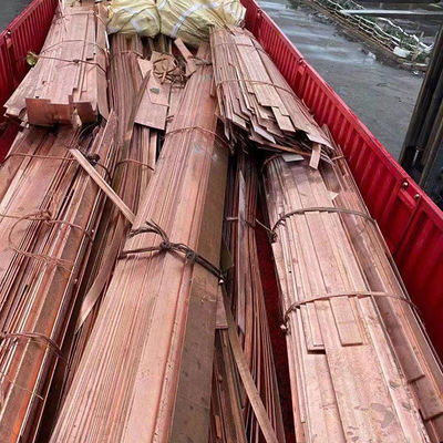 el cátodo de cobre puro inútil limpio del alambre de cobre de 0.30m m desecha a 1 Ton Stock