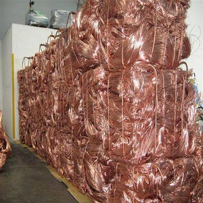 El reciclaje puro del cobre del estruendo JIS desecha el pedazo inútil del alambre 99,9%