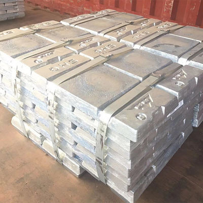 99,99% fabricante de aluminio de los lingotes del Zn del lingote ASTM del lingote A7 del cinc de la pureza