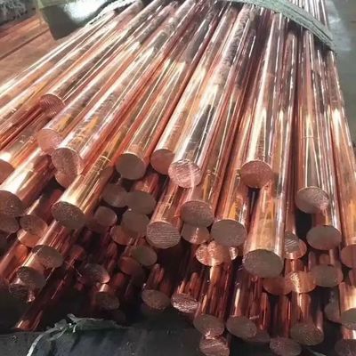 barra redonda de cobre pura C11000 Rod de cobre puro de 6m m 8m m 99,95%