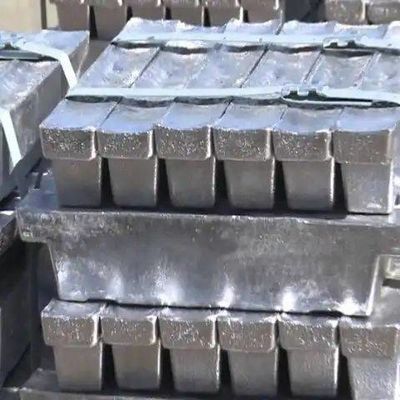 Material de plata 99,995 99,996 de Gray Zinc Ingot Zinc Metal