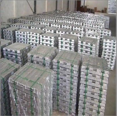 Material de plata 99,995 99,996 de Gray Zinc Ingot Zinc Metal