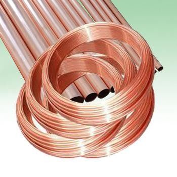 bobina de cobre inconsútil del tubo de cobre de 15m m ASTM A254 para la crepe de aluminio de la CA