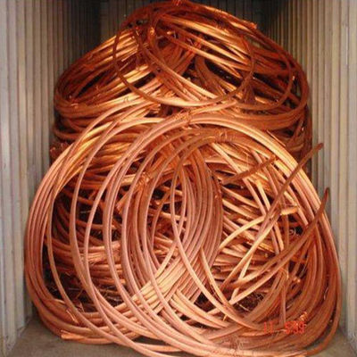 1 alambre de cobre brillante desnudo de Ton Hot Rolled Scrap Copper sin impurezas