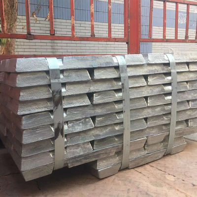 Lingotes del cinc de la pureza elevada 99,995% 99,99% 99,9% no pulverizar brillante de plata