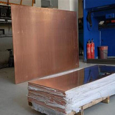 Brillo 99,99 de pureza Placa de cobre C11000 C17200 C12200 C17500 C10200