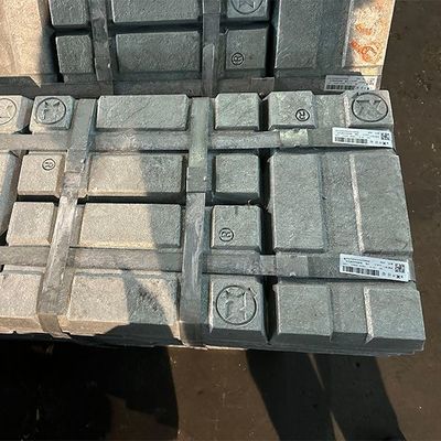 990,9% de plomo de alta pureza en lingotes de zinc para la aviación / electrónica