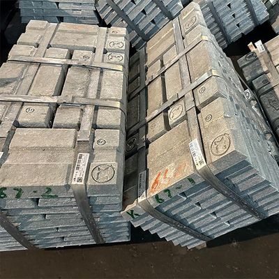 990,9% de plomo de alta pureza en lingotes de zinc para la aviación / electrónica