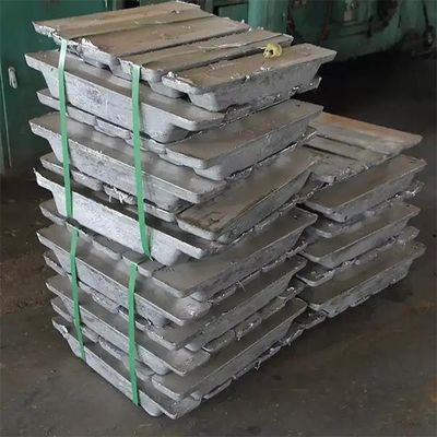 Ingots de aleación de zinc AISI 50 kg 25 toneladas Alta pureza Con 99,995% ~ 99,99%