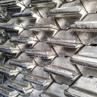 Ingots de aleación de zinc AISI 50 kg 25 toneladas Alta pureza Con 99,995% ~ 99,99%
