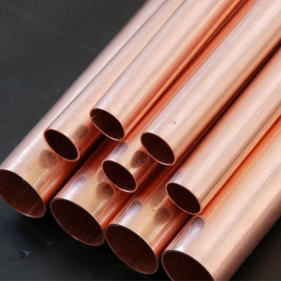 Tubo de cobre de 1/4' 1/2' pulgadas pulido para aire acondicionado y refrigerador