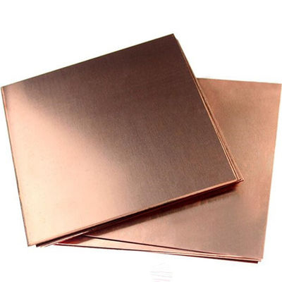 C10100 C10200 Las hojas de placas de cobre de color dorado