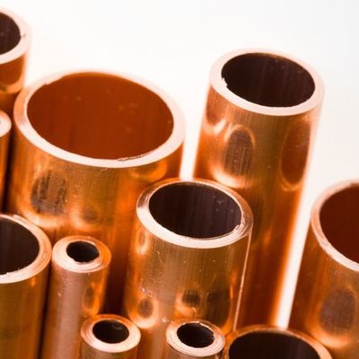Cu Min 99,5% tubo de cobre recto pulido para aire acondicionado y refrigerador