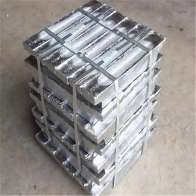Ingot de plomo zinc 99,995% Alta pureza para electrónica / aviación