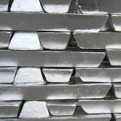 Ingot de plomo zinc 99,995% Alta pureza para electrónica / aviación