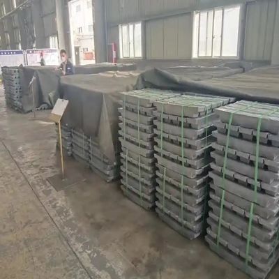 Ingot de plomo zinc 99,995% Alta pureza para electrónica / aviación