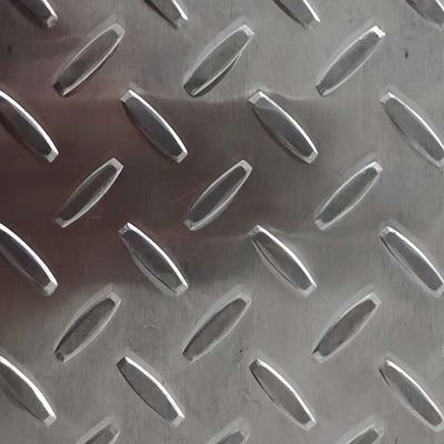 Placas de aluminio con diamantes a cuadros 3003 5052 6061 Hoja perforada en relieve