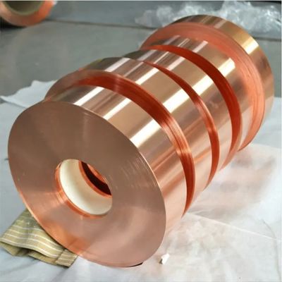 banda de cobre de alta calidad C1200 T2 de 0,1 mm a 5 mm de espesor bobina de banda de latón