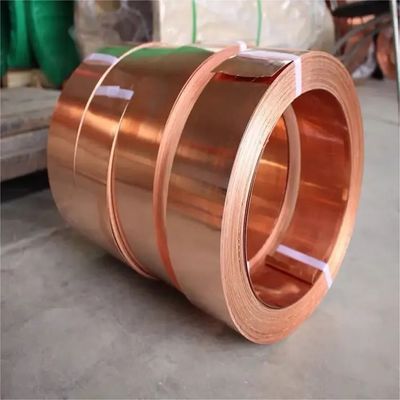 banda de cobre de alta calidad C1200 T2 de 0,1 mm a 5 mm de espesor bobina de banda de latón